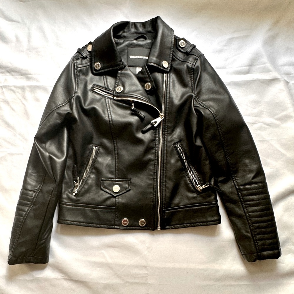 Urban Republic Girl’s Motorcycle Jacket, M